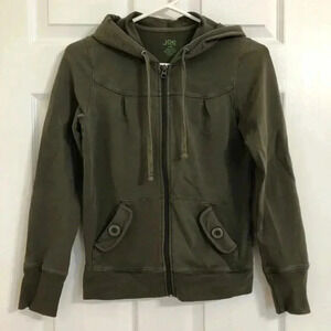 Joe Fresh Green Zippered Hoodie  Size Extra Small